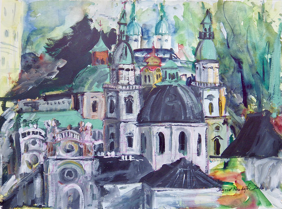 Salzburg I Painting by Ingrid Dohm