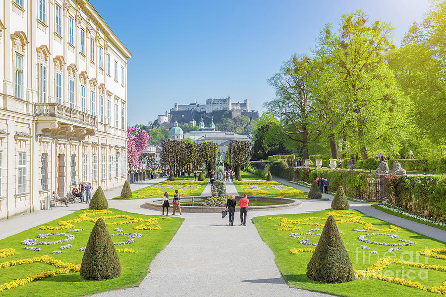 Salzburg Mirabell Gardens Photograph by JR Photography