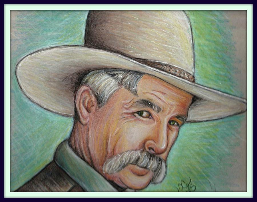 Sam Elliot Painting by Jacky Clark - Fine Art America