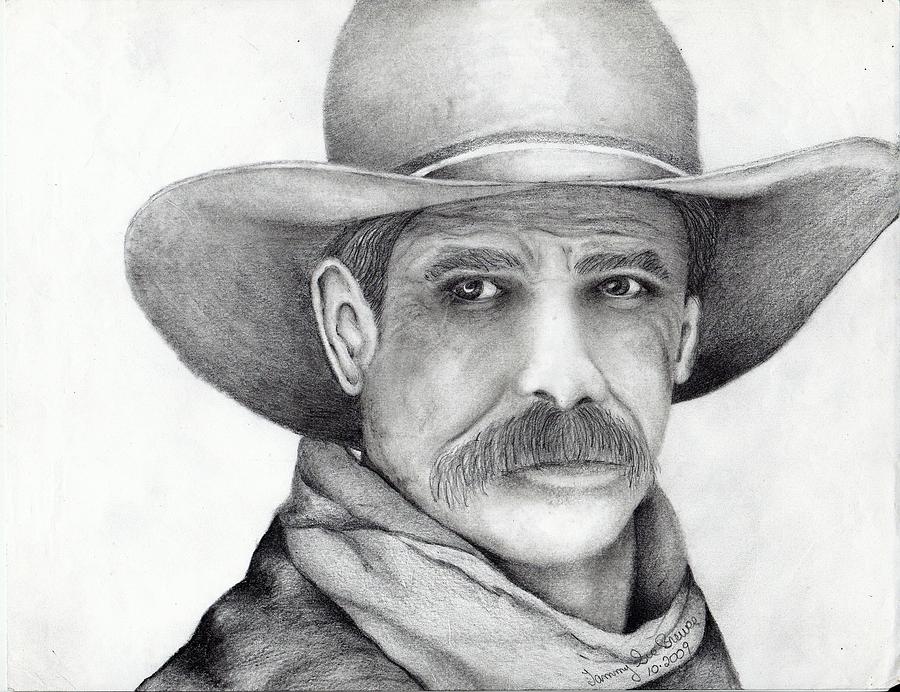 Sam Elliott Drawing By Tammy Brewer Fine Art America 