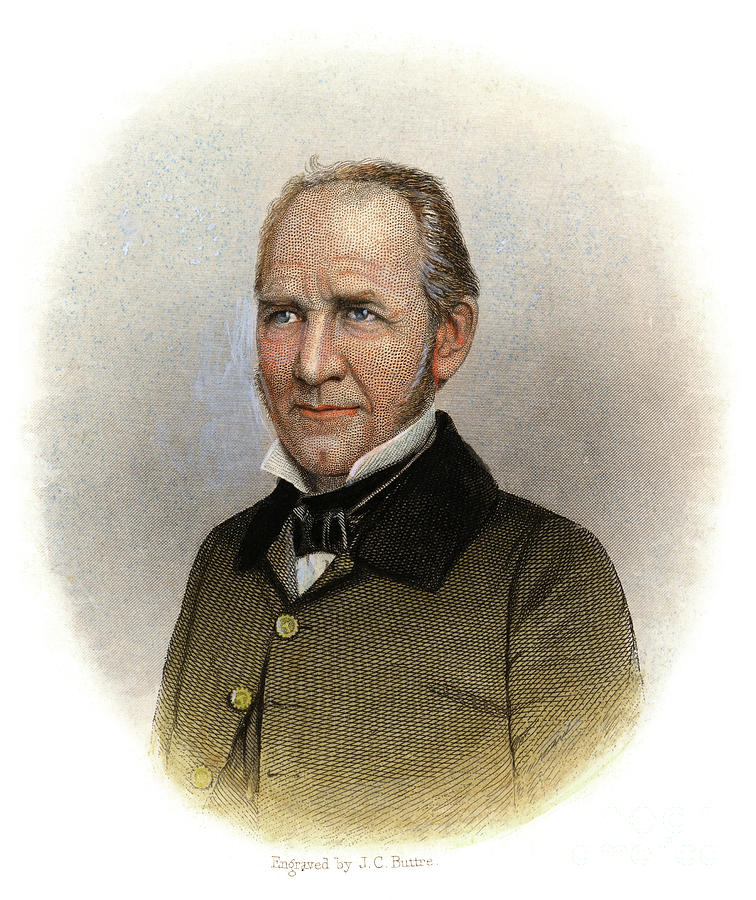 Sam Houston , 1793-1863 Drawing by Granger