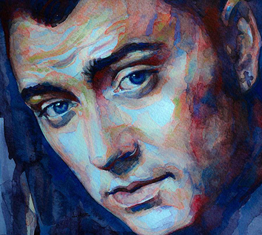 Sam Smith Painting - Sam Smith captured in watercolor by Laur Iduc