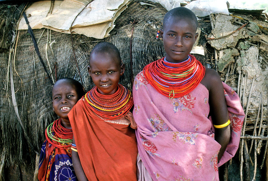 Samburu Sisters Photograph by Michele Burgess