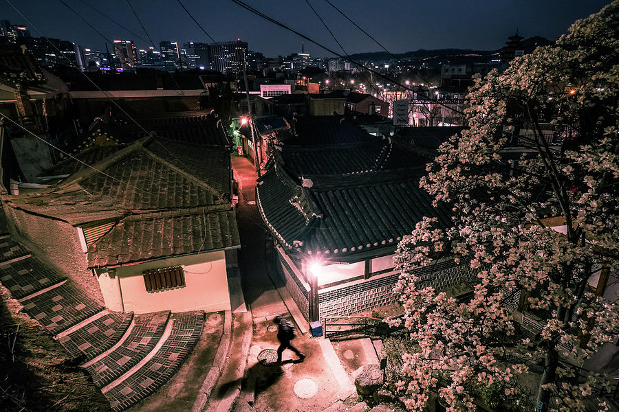 Samcheong-dong - Seoul, South Korea - Color street photography Photograph by Giuseppe Milo