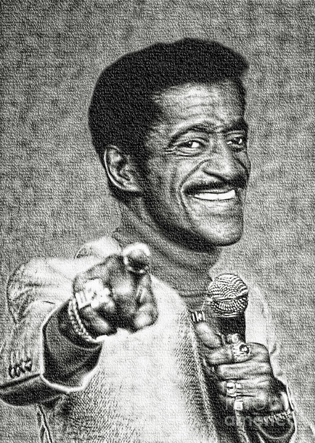 Sammy Davis Jr - Entertainer Painting by Ian Gledhill