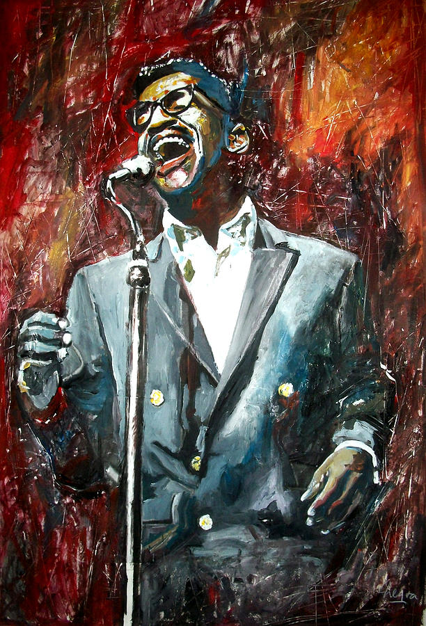 Jazz Painting - Sammy Davis Jr by Marcelo Neira