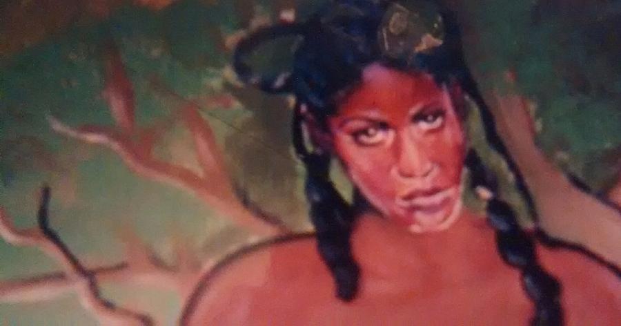 Woman Painting - Samoan Women Hunting by Sylvester Wofford