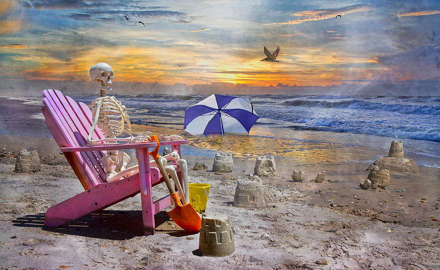 Fantasy Photograph - Sams  Sandcastles by Betsy Knapp