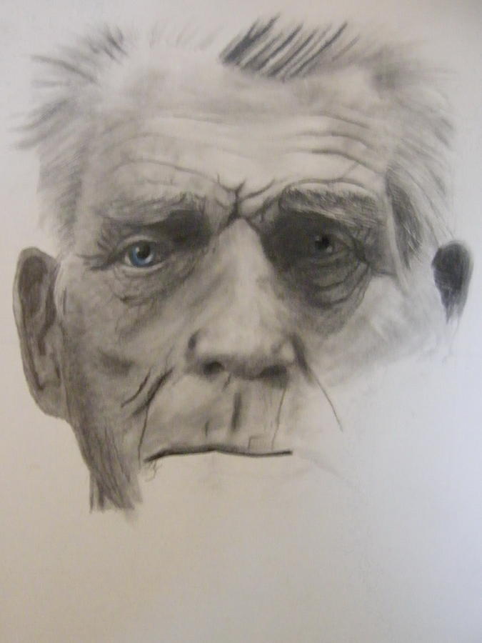 Samuel Beckett Painting By Chris Murray 