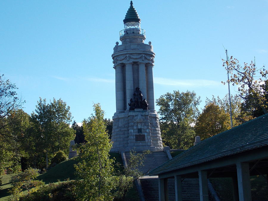 Samuel de Champlain Lighthouse Photograph by Catherine Gagne