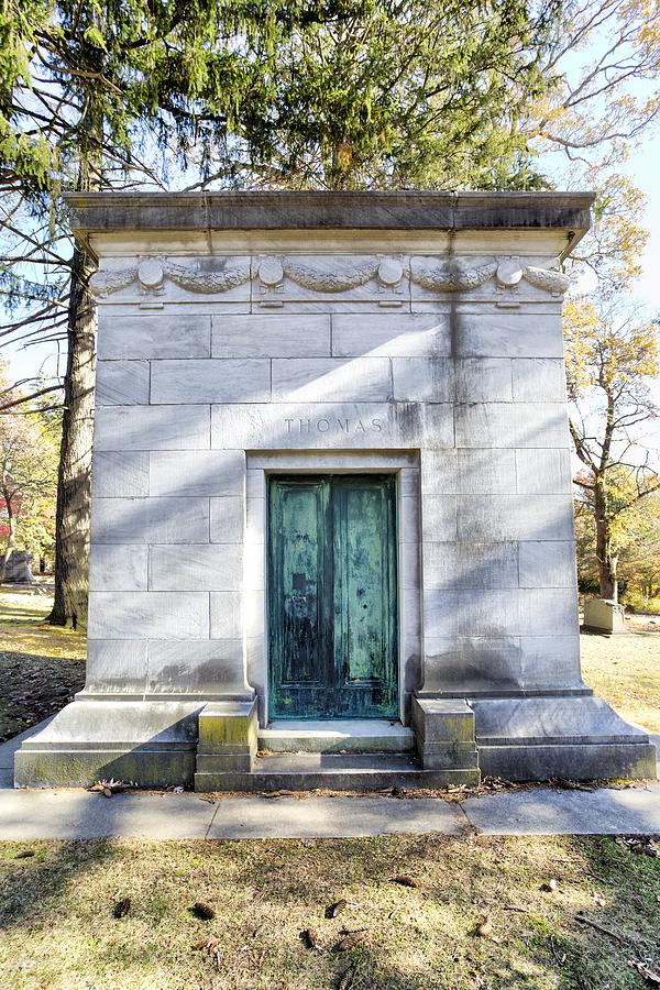 Samuel Thomas Mausoleum Sleepy Hollow Cemetery  Photograph by David Pyatt