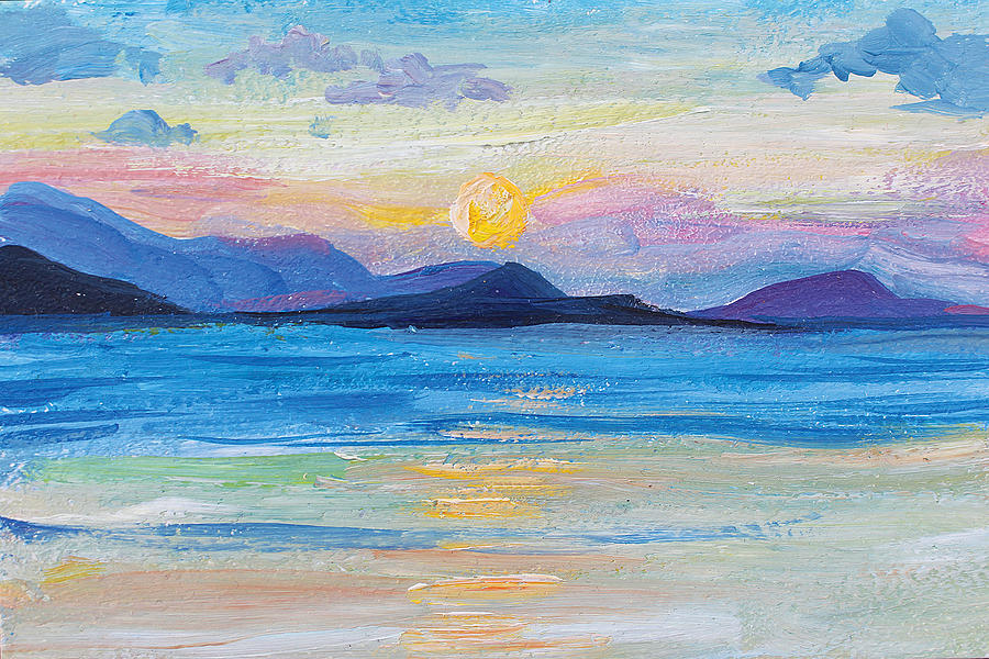 Samui Sunset Painting by Alina Malykhina