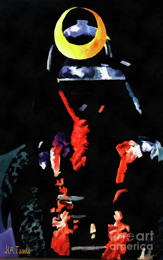 Samurai II Digital Art by Humphrey Isselt