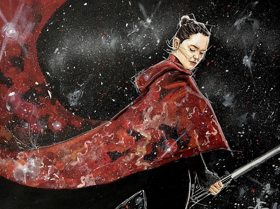 Samurai Rey Painting by Joel Tesch