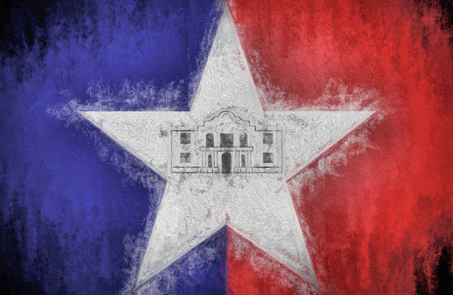 San Antonio City Flag Digital Art by JC Findley