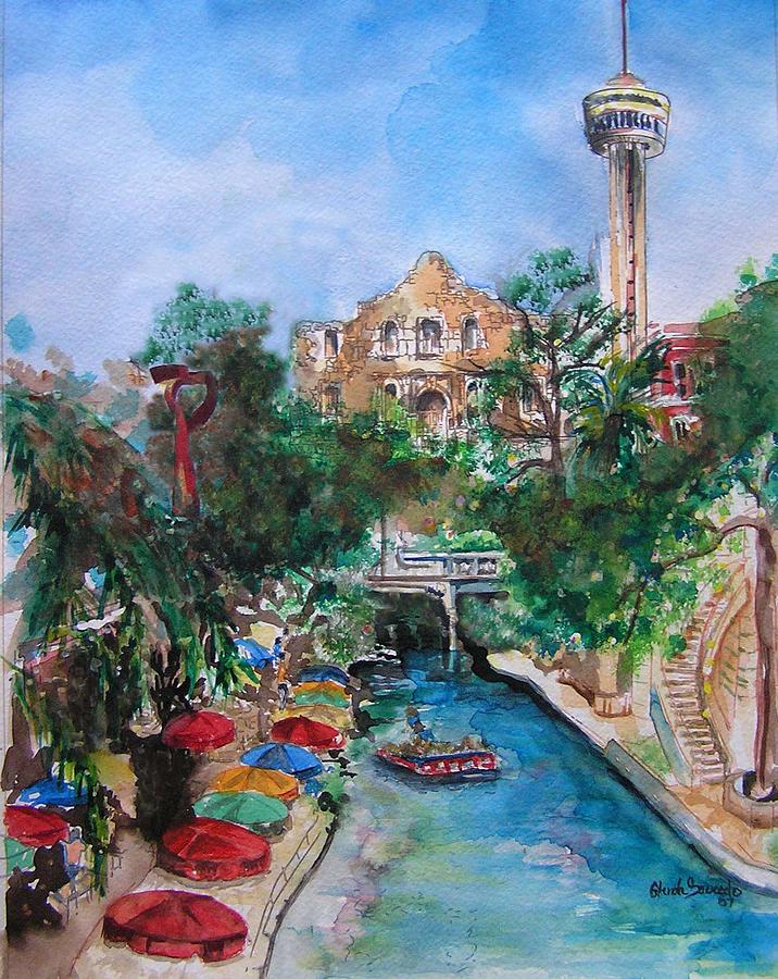 San Antonio Treasure Painting by Glenda Saucedo Fine Art America