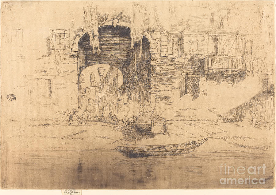 San Biagio Drawing by James Mcneill Whistler