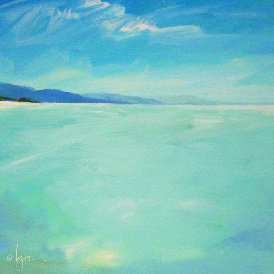 San Blas Seascape Painting by Angela Treat Lyon