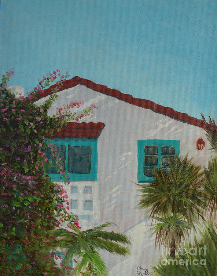 San Clemente Art Supply Painting by Mary Scott