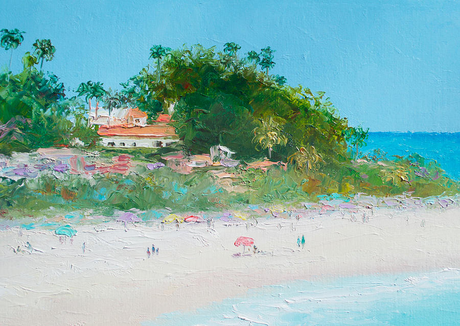 San Clemente Beach Art  Painting by Jan Matson