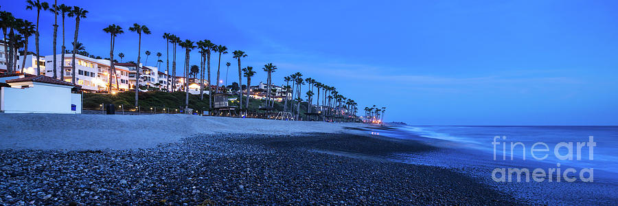 San Clemente CA Beach Panorama Photo Photograph by Paul Velgos
