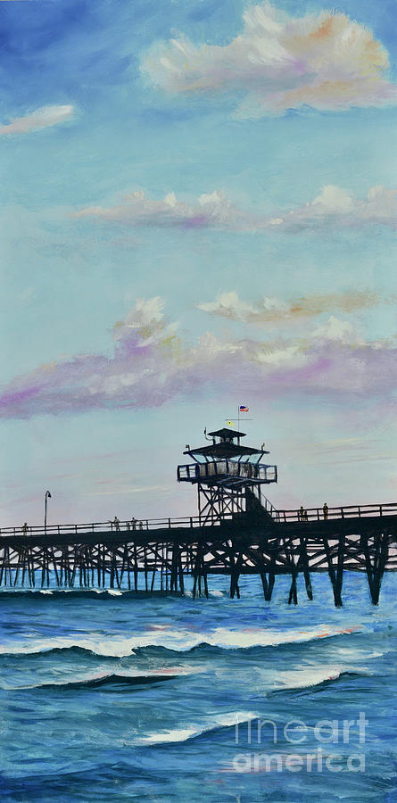 San Clemente Evening Painting by Mary Scott