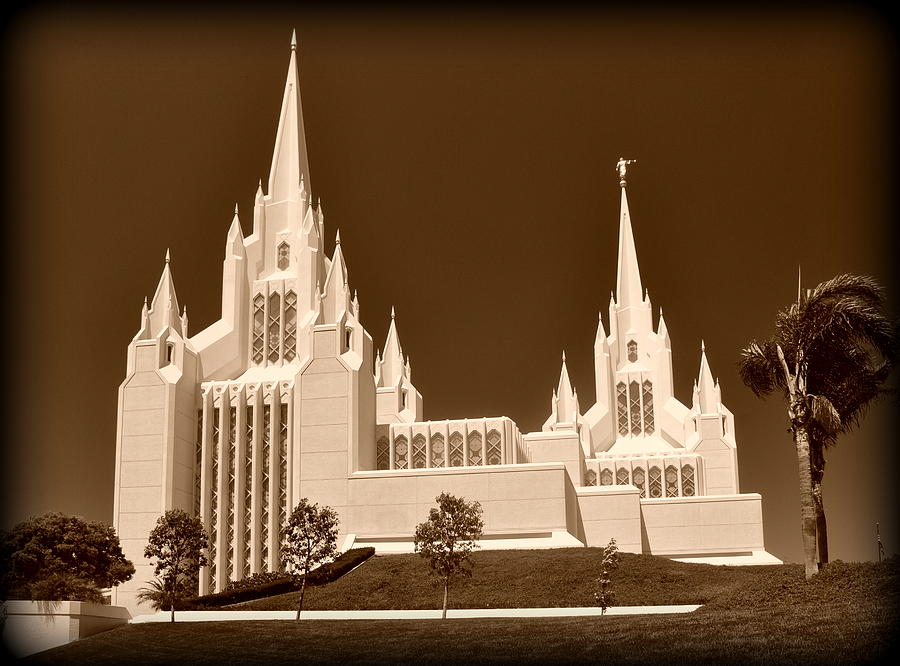 San Diego California LDS Temple Photograph by Nathan Abbott