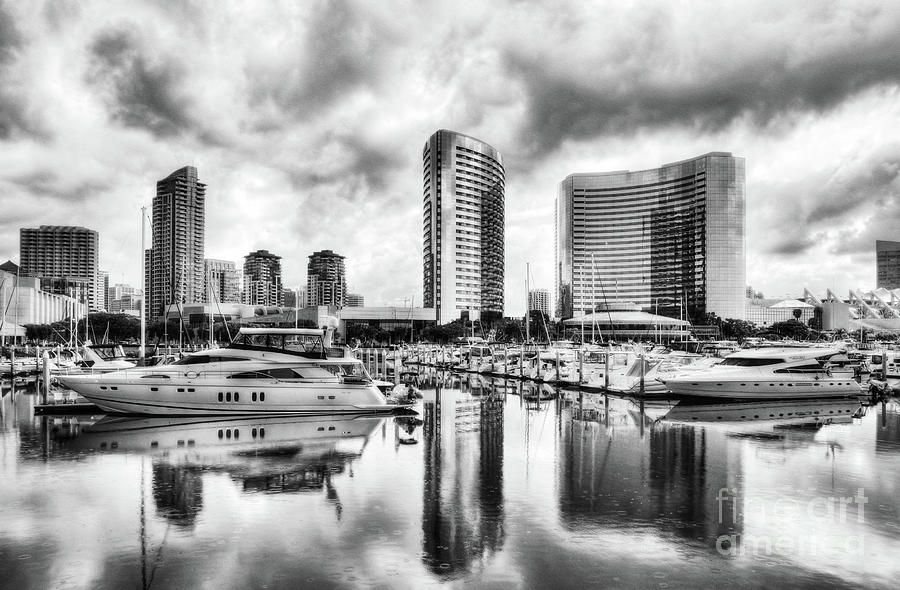 San Diego Photograph - San Diego Dreams BW by Mel Steinhauer