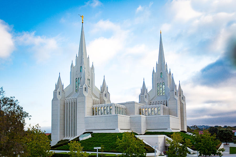 San Diego LDS Temple 5 Photograph by Alan Nix