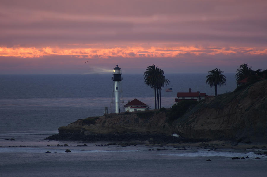 San Diego Lighthouse Photograph by Heather Coen