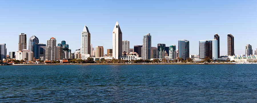 San Diego Panorama Photograph by Paul Velgos