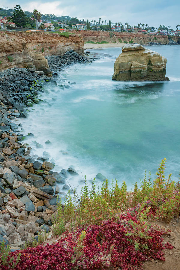San Diego Rocky Cliffs Photograph by Anthony Doudt