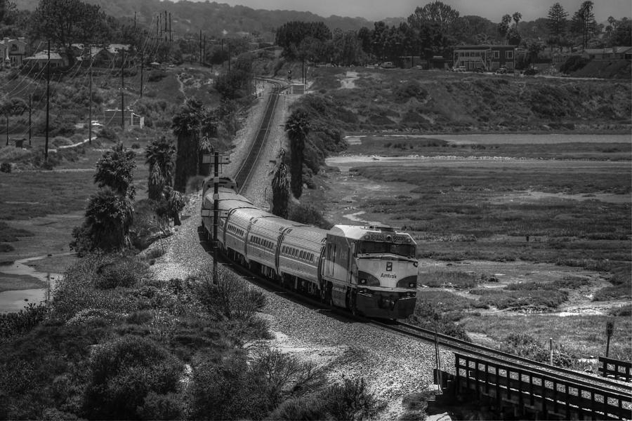 San Elijo Amtrak Photograph by Dusty Wynne