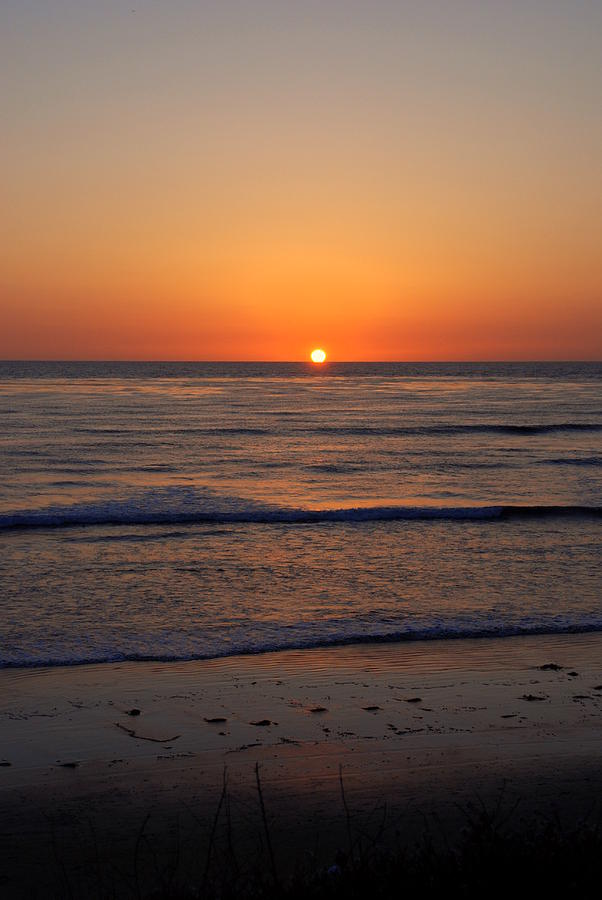 San Eljio Sunset CA Photograph by Susanne Van Hulst