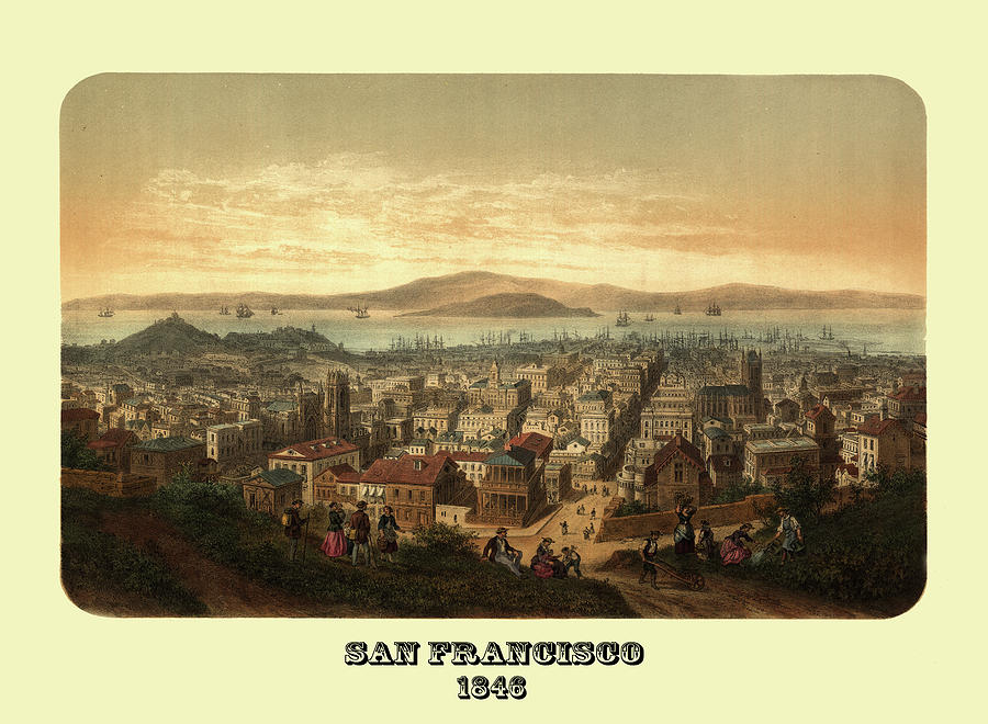 San Francisco 1846 Photograph by Andrew Fare