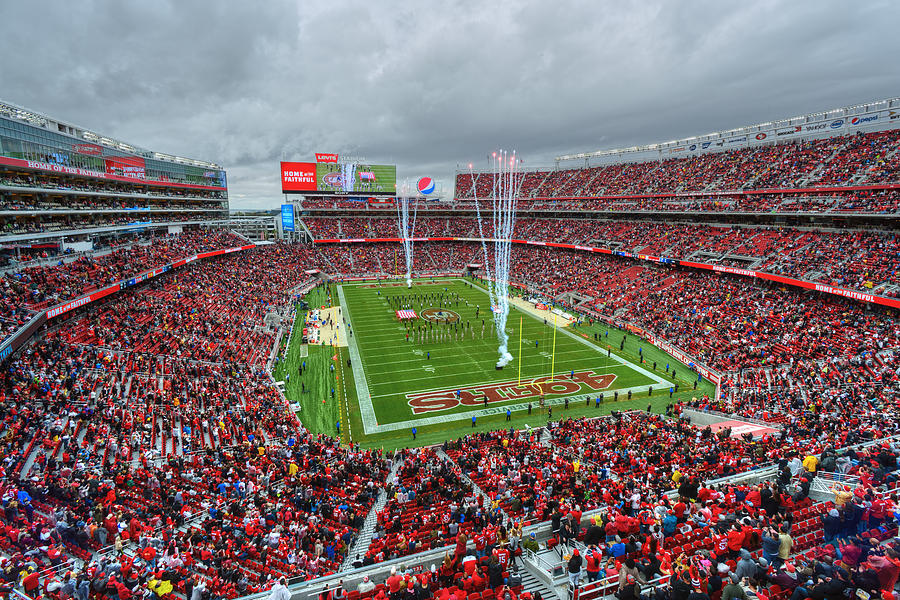 San Francisco 49ers Levis Stadium Photograph by Mark Whitt