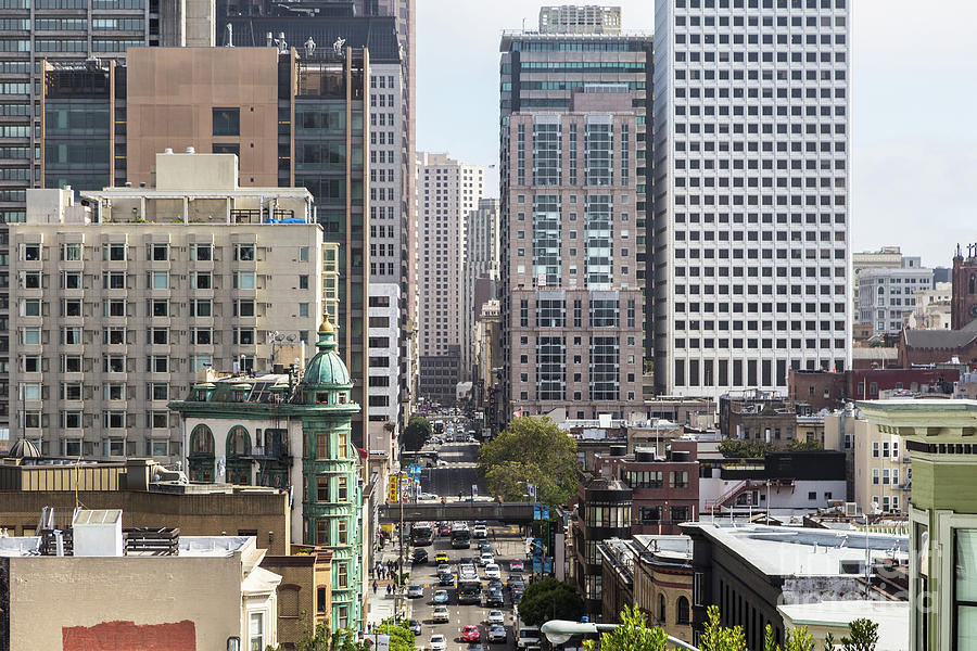 San Francisco architecture Photograph by Didier Marti