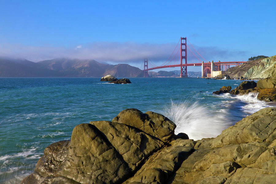 San Francisco Photograph - SAN FRANCISCO Baker Beach  by Melanie Viola