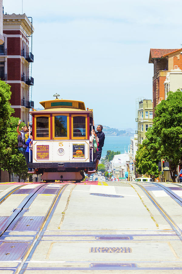 San Francisco Bay Approaching Cable Car Front V Photograph by Pius Lee ...