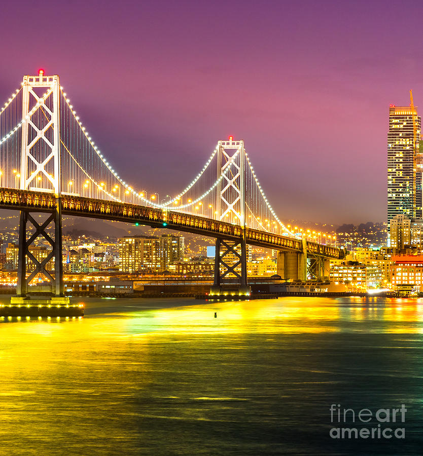 San Francisco - Bay Bridge Photograph by Luciano Mortula