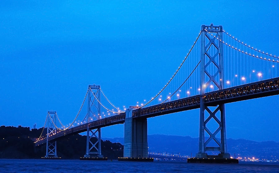 San Francisco Bay Bridge Photograph by Mick Burkey