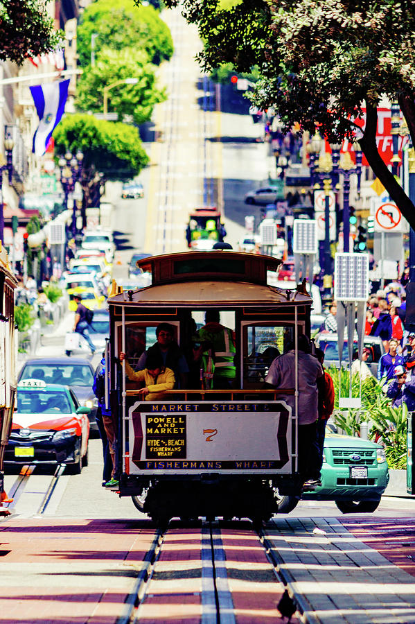San Francisco Photograph - San Francisco Cable Car by Francesco Riccardo Iacomino