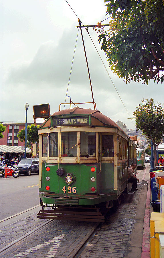 San Francisco Trolley Car Photograph by Frank Romeo