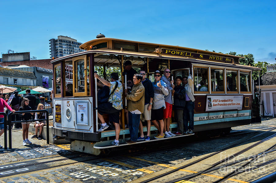 San Francisco Photograph - San Francisco, Cable Cars -3 by Tommy Anderson