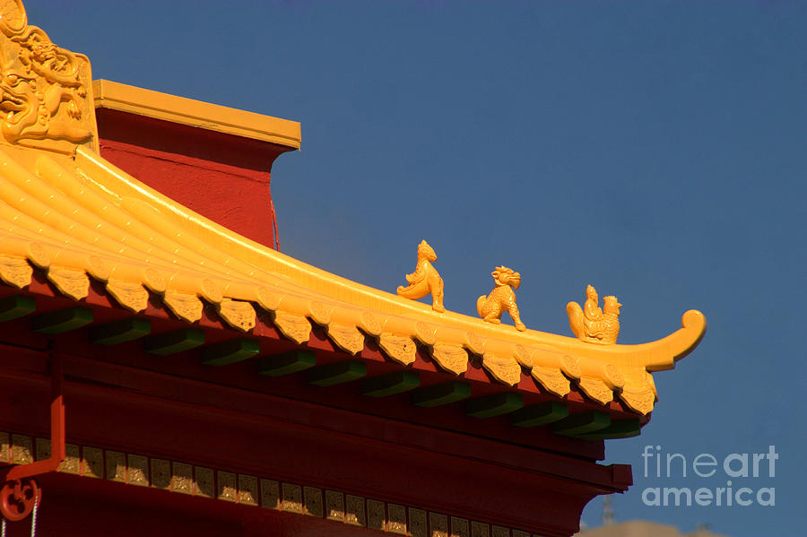 Architecture Photograph - San Francisco California China Town by Michael Hoard