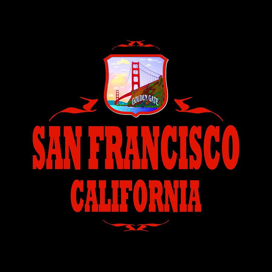 Sanfrancisco Mixed Media - San Francisco California Golden Gate Design by Peter Potter Sanfrancisco Mixed Media - San Francisco California Golden Gate Design by Peter Potter