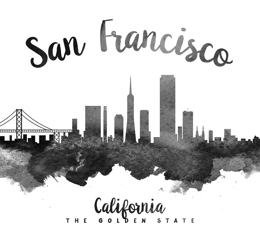 San Francisco California Skyline 18 Painting