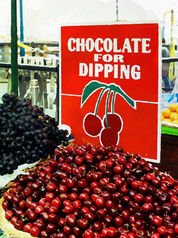 San Francisco Chocolate Dipping 2 Photograph by Jacklyn Duryea Fraizer