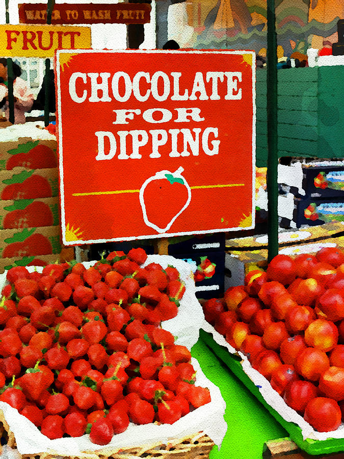 San Francisco Chocolate Dipping Photograph by Jacklyn Duryea Fraizer