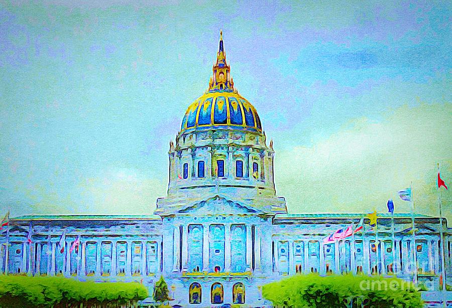 San Francisco City Hall Photograph by Anne Sands